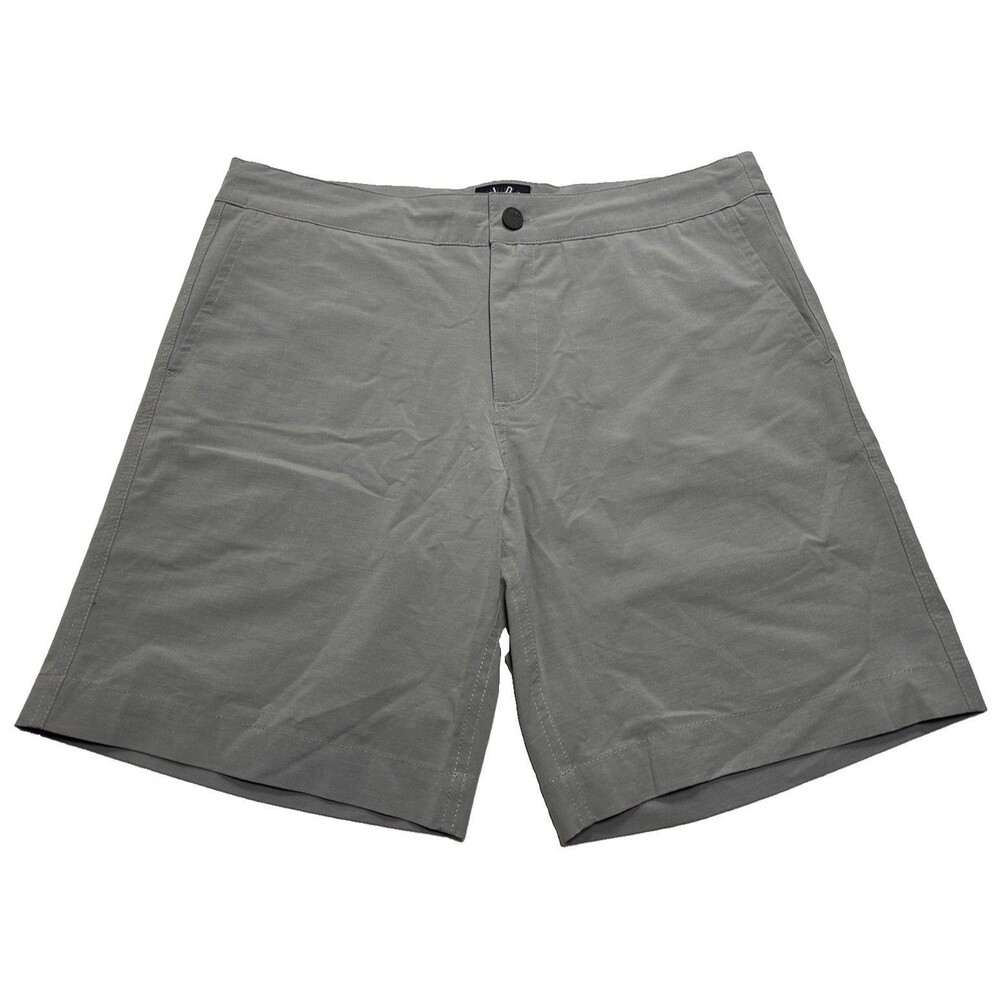 Men's Faherty All Day Shorts 8" Size 34 Grey